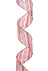 Regency 2.5 x 10yd Pink Peppermint Ribbon