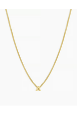 Gorjana Gorjana Wilder Mini Alphabet Necklace - Gold