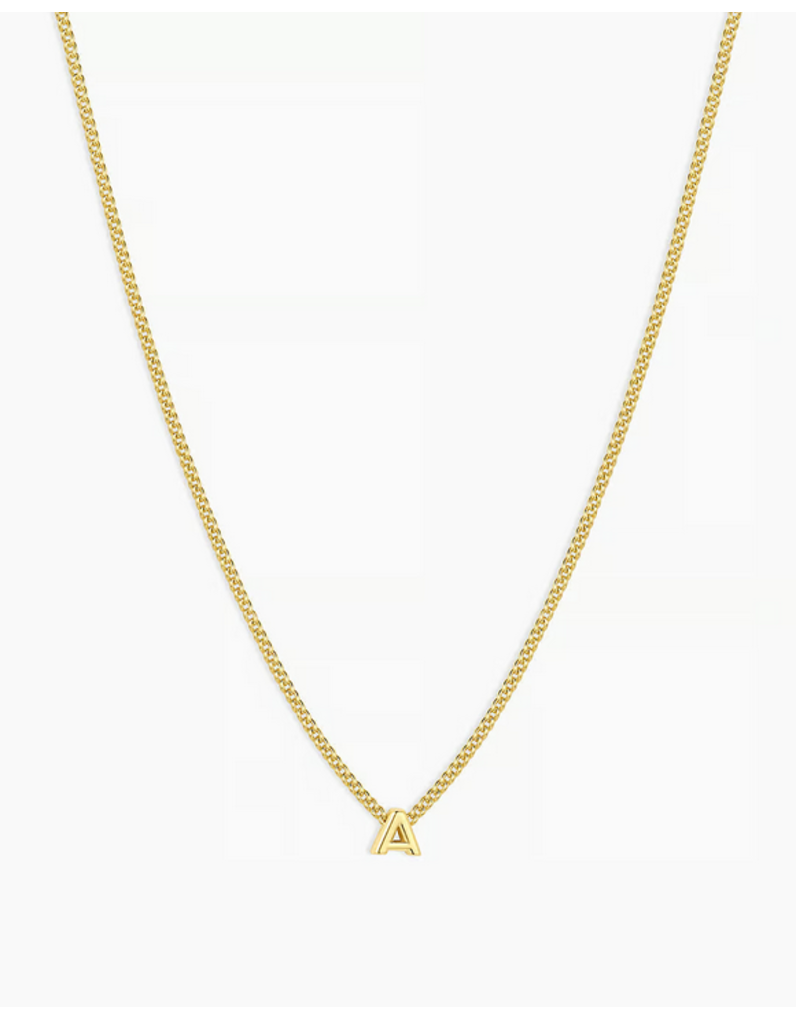Gorjana Gorjana Wilder Mini Alphabet Necklace - Gold