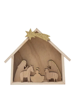 Wood Nativity Set of 6