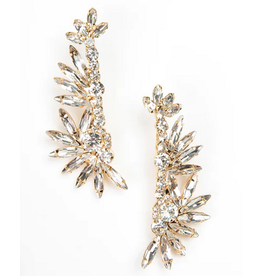 Clear Rhinestone Lucia Earrings