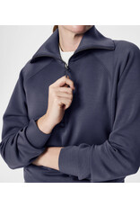 Spanx Air Essentials Half Zip Pullover in Navy