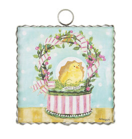RTC Mini Old Fashioned Basket Chick Print