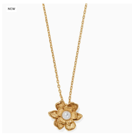 Brighton Everbloom Pearl Flower Necklace