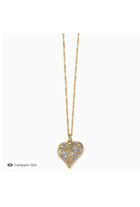 Brighton Trust Your Journey Heart Gold Necklace