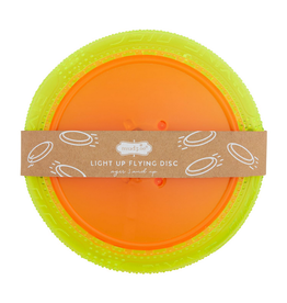 Orange Light Up Flying Disc