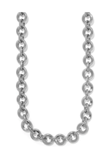 Brighton Ferrara Medici Silver Link Necklace