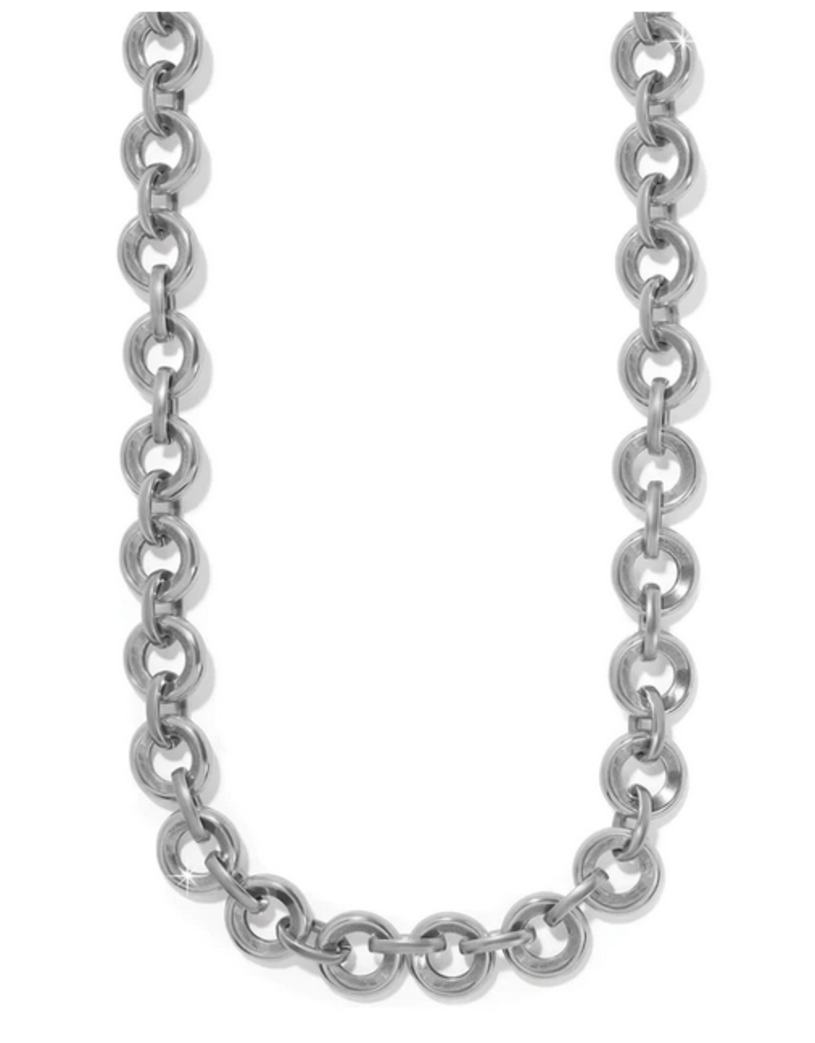 Brighton Ferrara Medici Silver Link Necklace