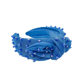 Treasure Jewels Amy Knot Blue Headband