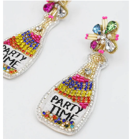 Treasure Jewels Party Time Bottle Earrings