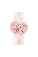 Pink Bow Swaddle & Hair Bow Set