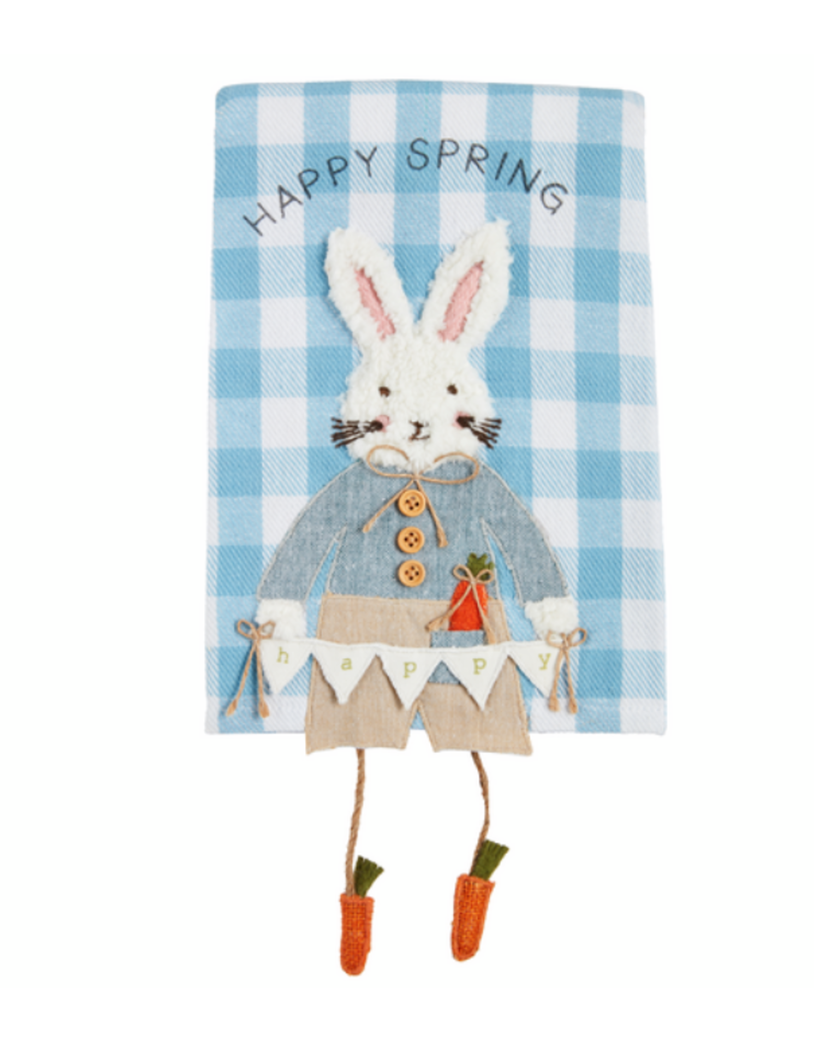 Happy Spring Dangle Leg Towel
