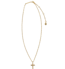 Kendra Scott Jada Cross Short Pendant Necklace Gold Metal