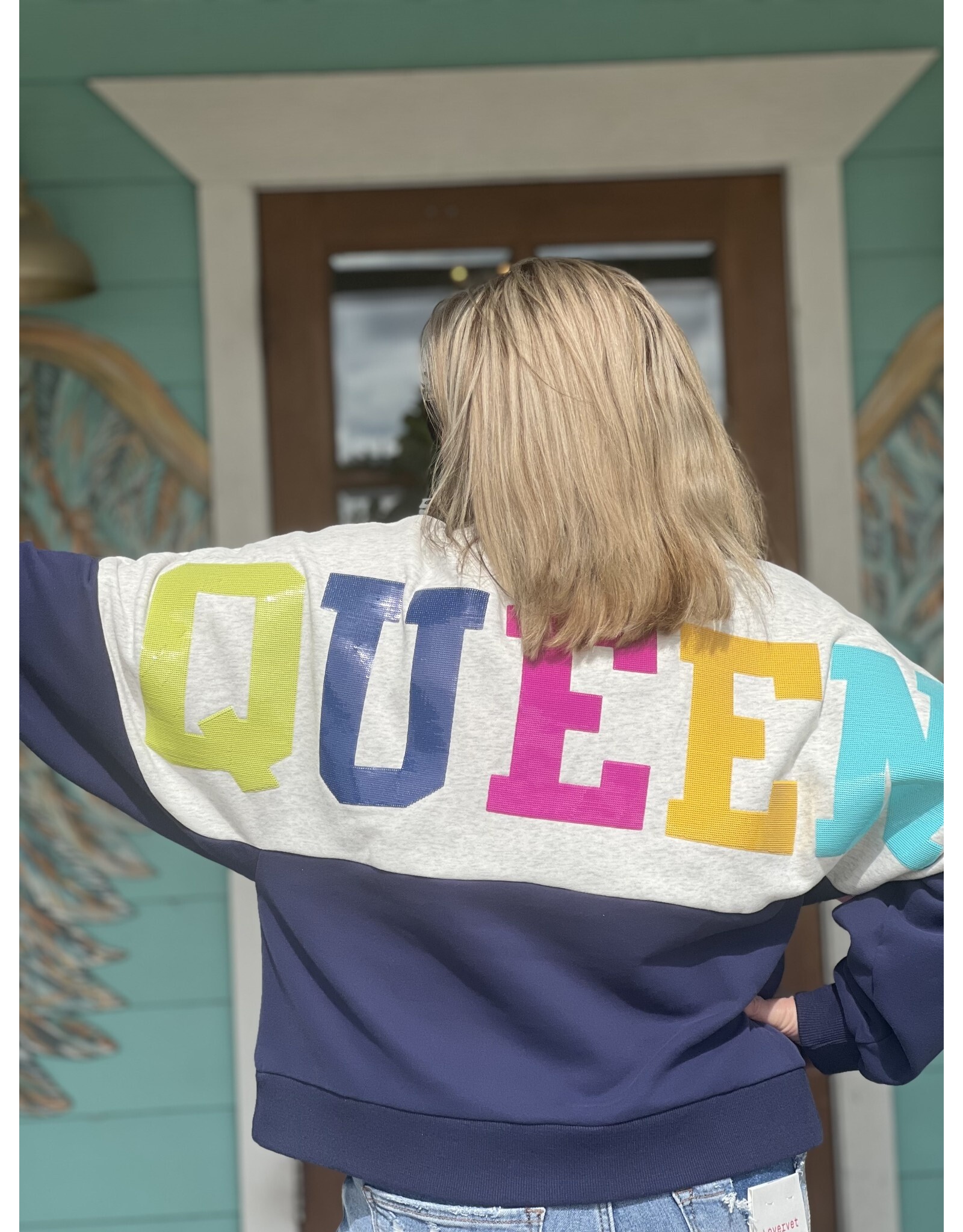 Queen of Sparkles Texas Queen Sweatshirt