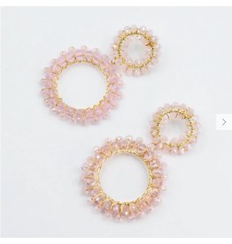 Treasure Jewels Marisa Baby Pink Earrings