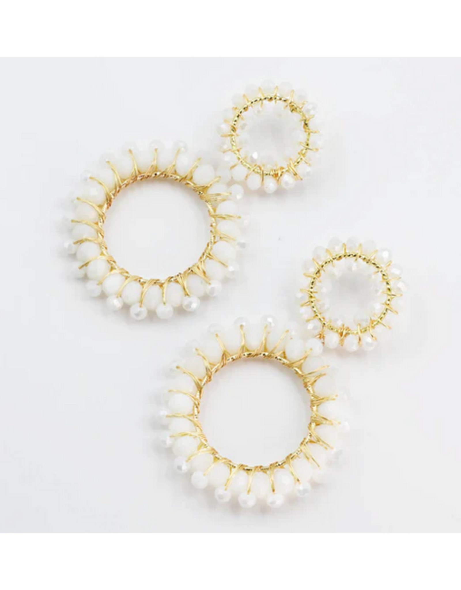 Treasure Jewels Marisa White Earrings