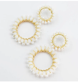 Treasure Jewels Marisa White Earrings