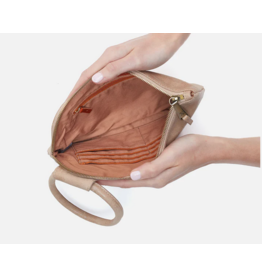 Hobo Hobo Sable Irish Cream Leather Clutch