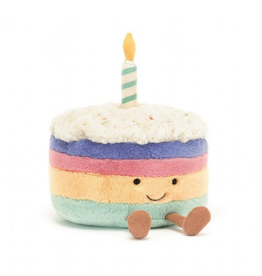 jellycat Jellycat Amuseable Rainbow Birthday Cake