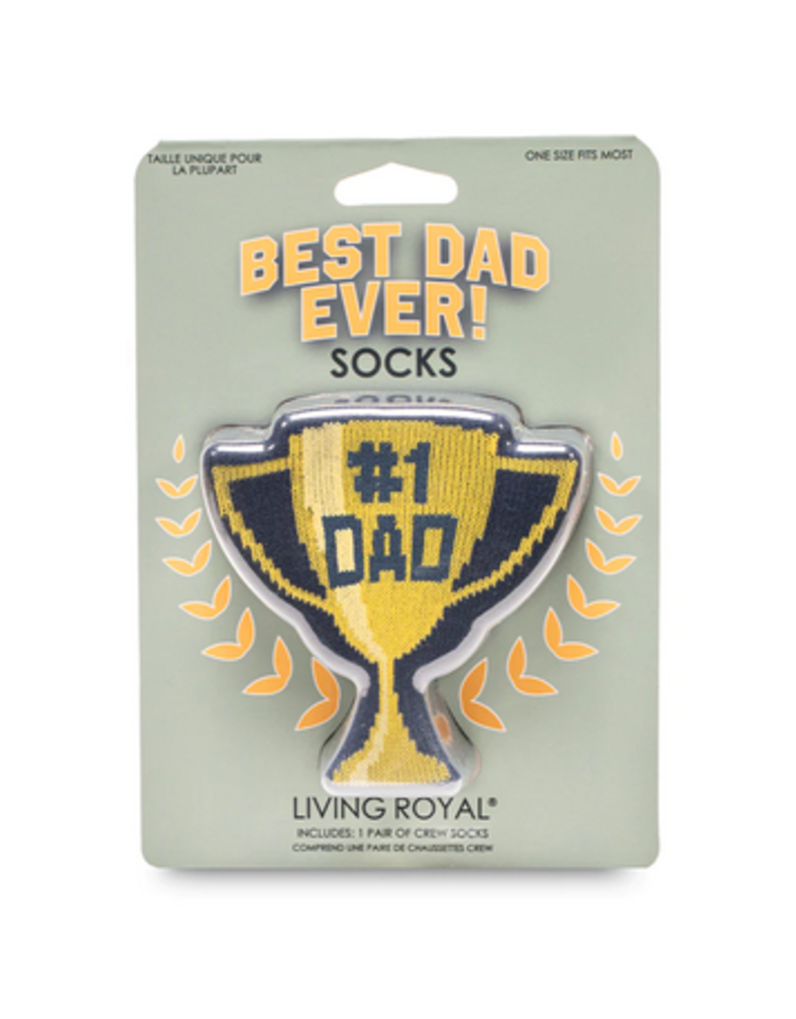 living royal Dad Trophy 3D Socks