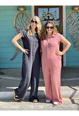 Dusty Rose Relaxed Fit Jumpsuit