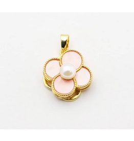 Treasure Jewels Light Pink Flower Charm