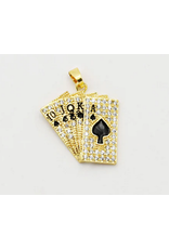 Treasure Jewels Poker Cards Charm