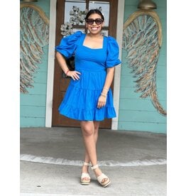 Vivid Blue Sweet Heart Dress
