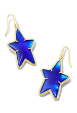 Kendra Scott Ada Star Sm Drop Earring Blue Illusion
