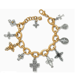 Brighton Heavenly Cross Charm Bracelet