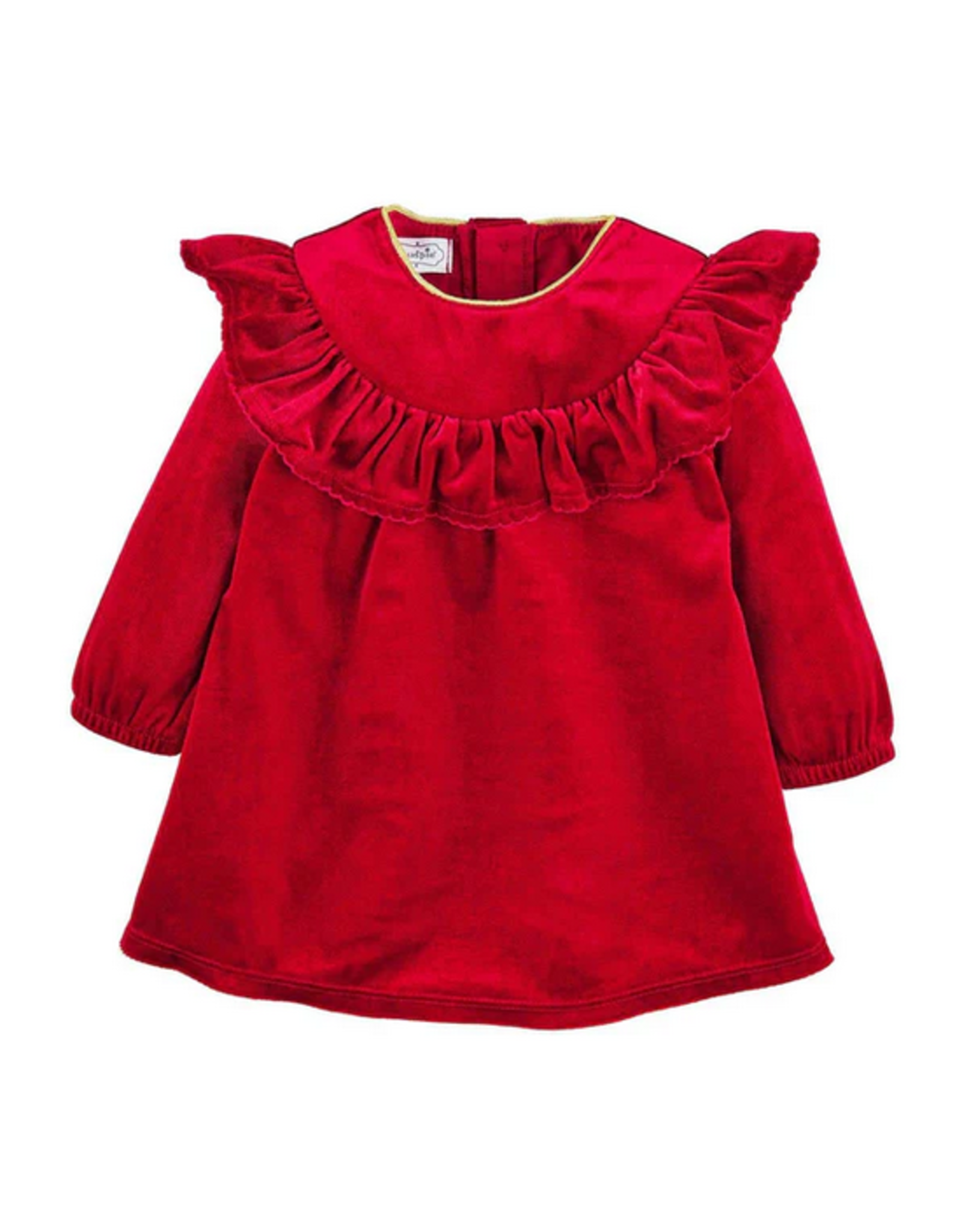 Toddler Red Velvet Dress