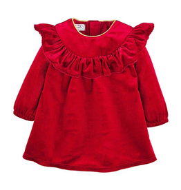 Toddler Red Velvet Dress