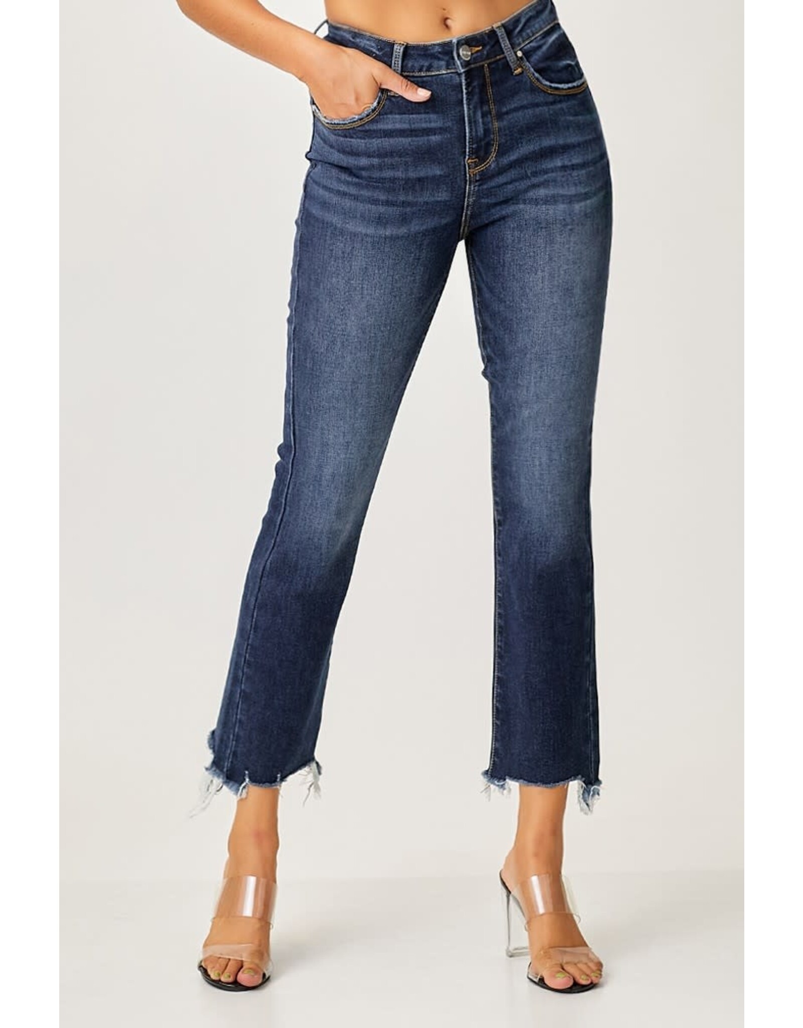 Risen High Rise Slim Straight Jean