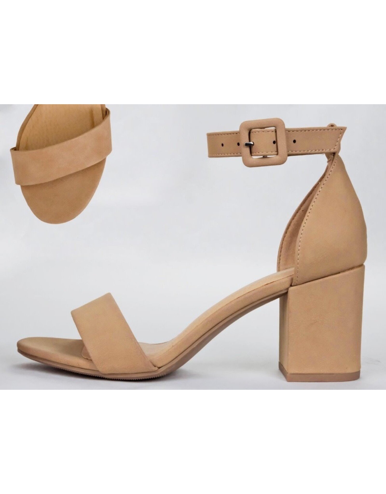 Cake Natural Dress Block Heel