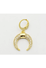 Treasure Jewels Viking Horn Charm Gold