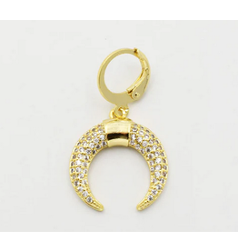 Treasure Jewels Viking Horn Charm Gold