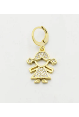 Treasure Jewels Girl Charm Gold