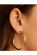 Gorjana Gorjana Carter Statement Hoops- Gold