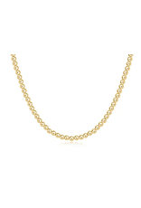 enewton 17" Choker Classic Gold 4mm Bead