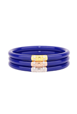 BuDhaGirl BuDhaGirl Lapis Three Kings All Weather Bangles- Xlarge