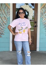 Pink Amalfi Coast Italy Comfort Tee