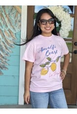 Pink Amalfi Coast Italy Comfort Tee