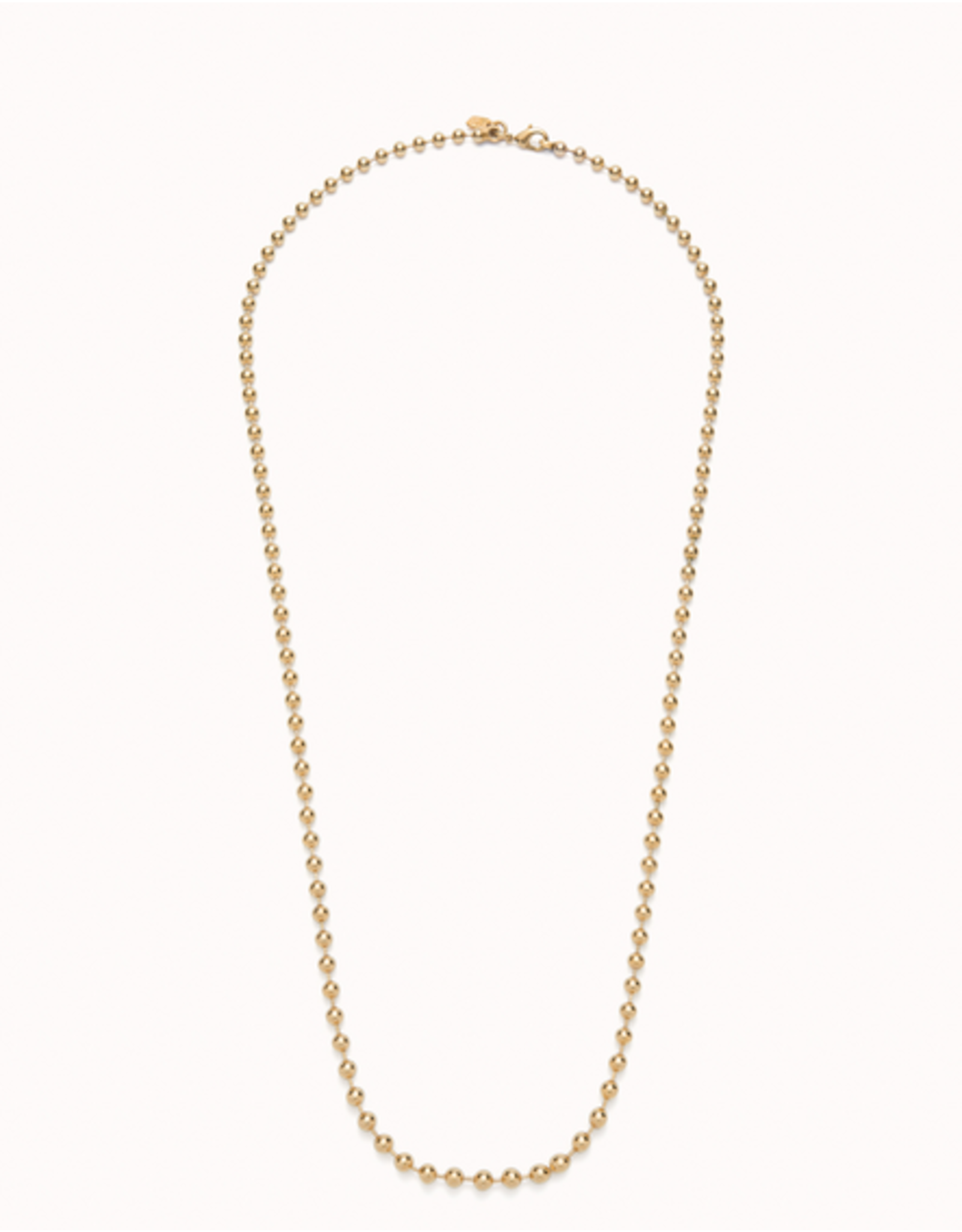 unode50 Uno de 50 Hazte Uno Long Beads Chain Necklace Gold