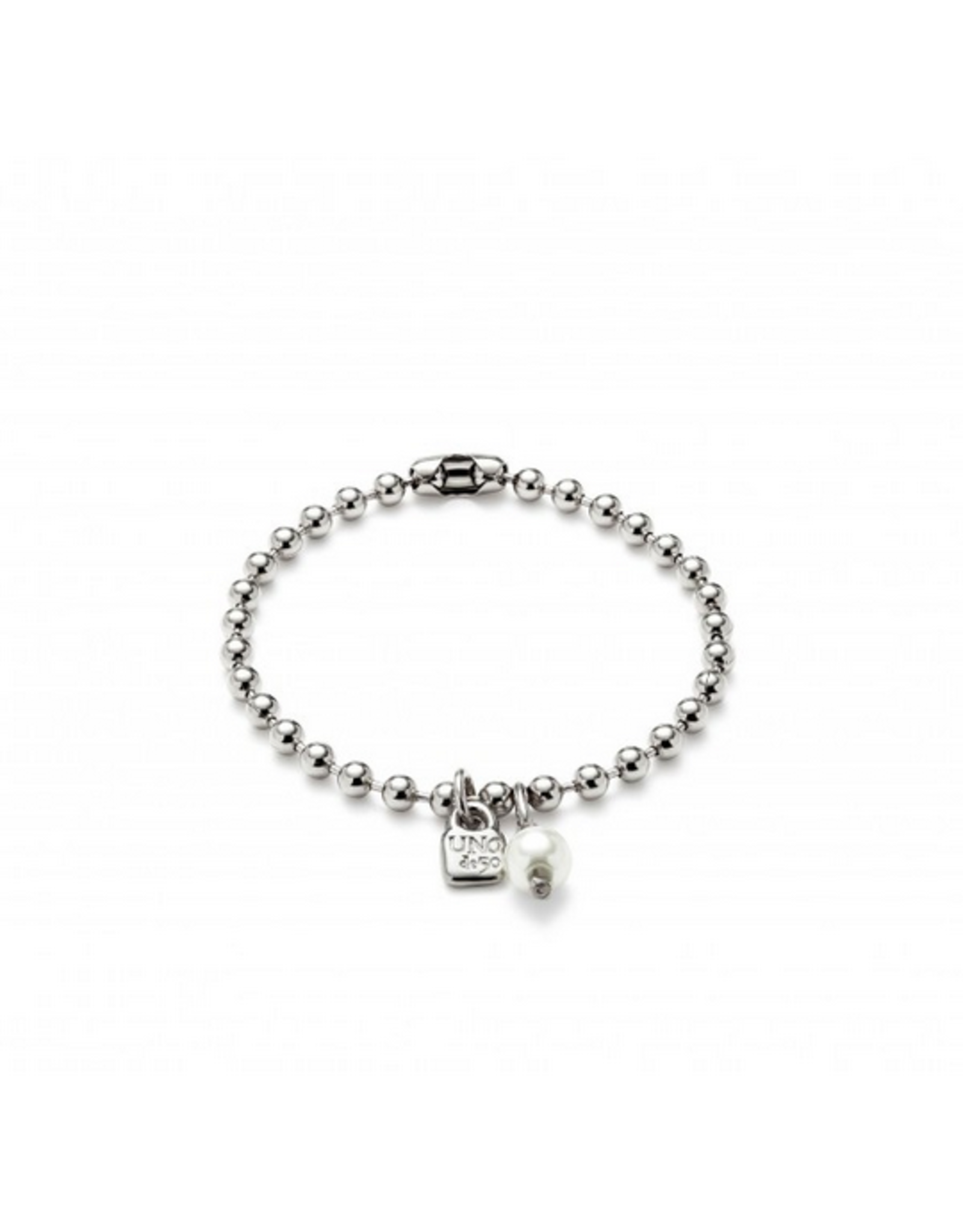 unode50 Uno de 50 Ser Unico Exc Pearl Bracelet Silver