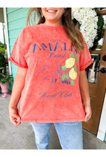 Amalfi Coast Orange Graphic Tee