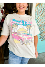 Khaki Beach Club Vintage Graphic Tee