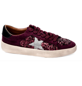 corkys Corkys Another Round Wine Sequin Sneakers