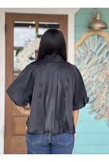 Black Flowy Amelia Top