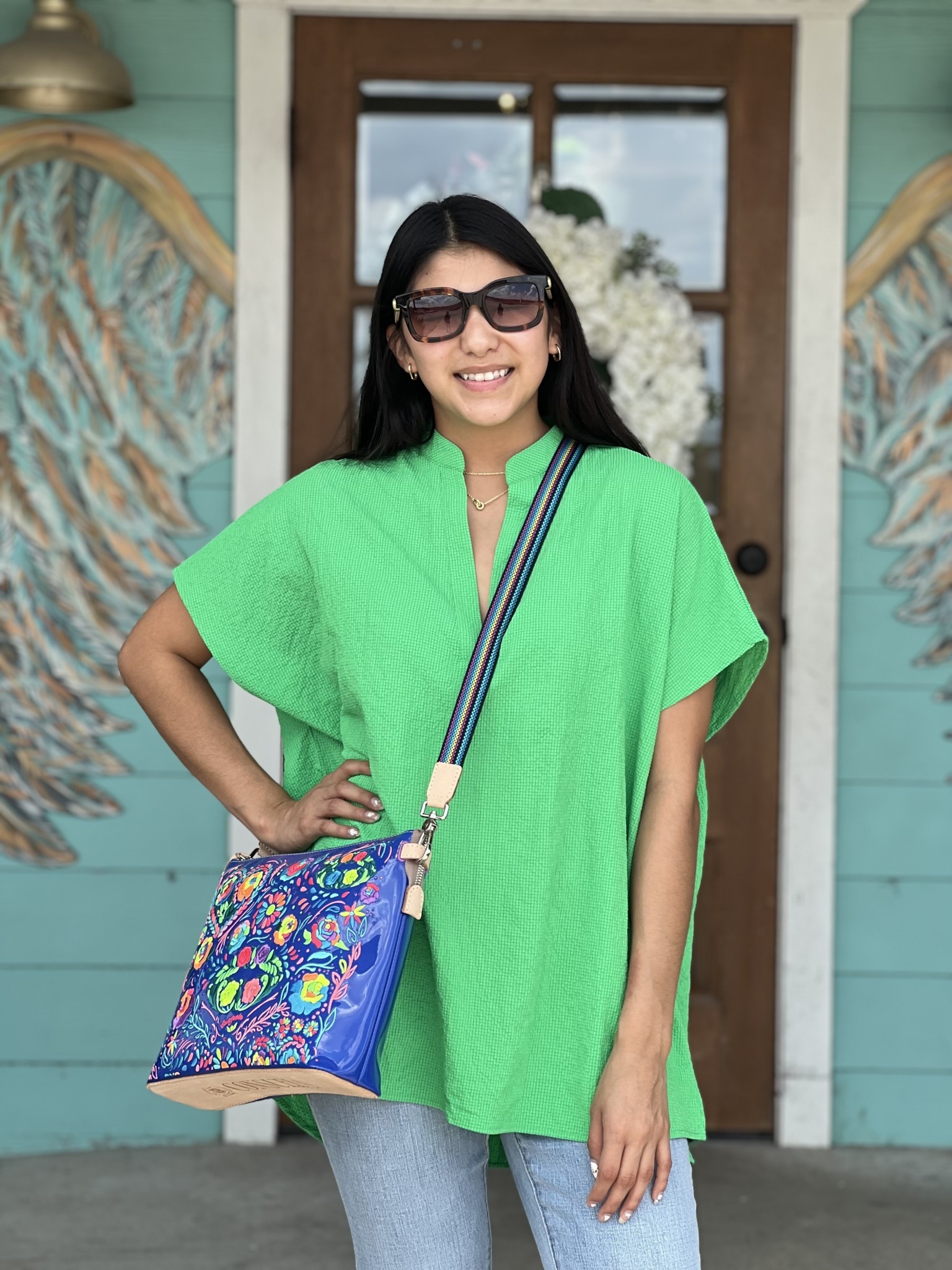 Rudina Top Dusty Green