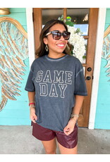 Black Game Day Graphic Tee